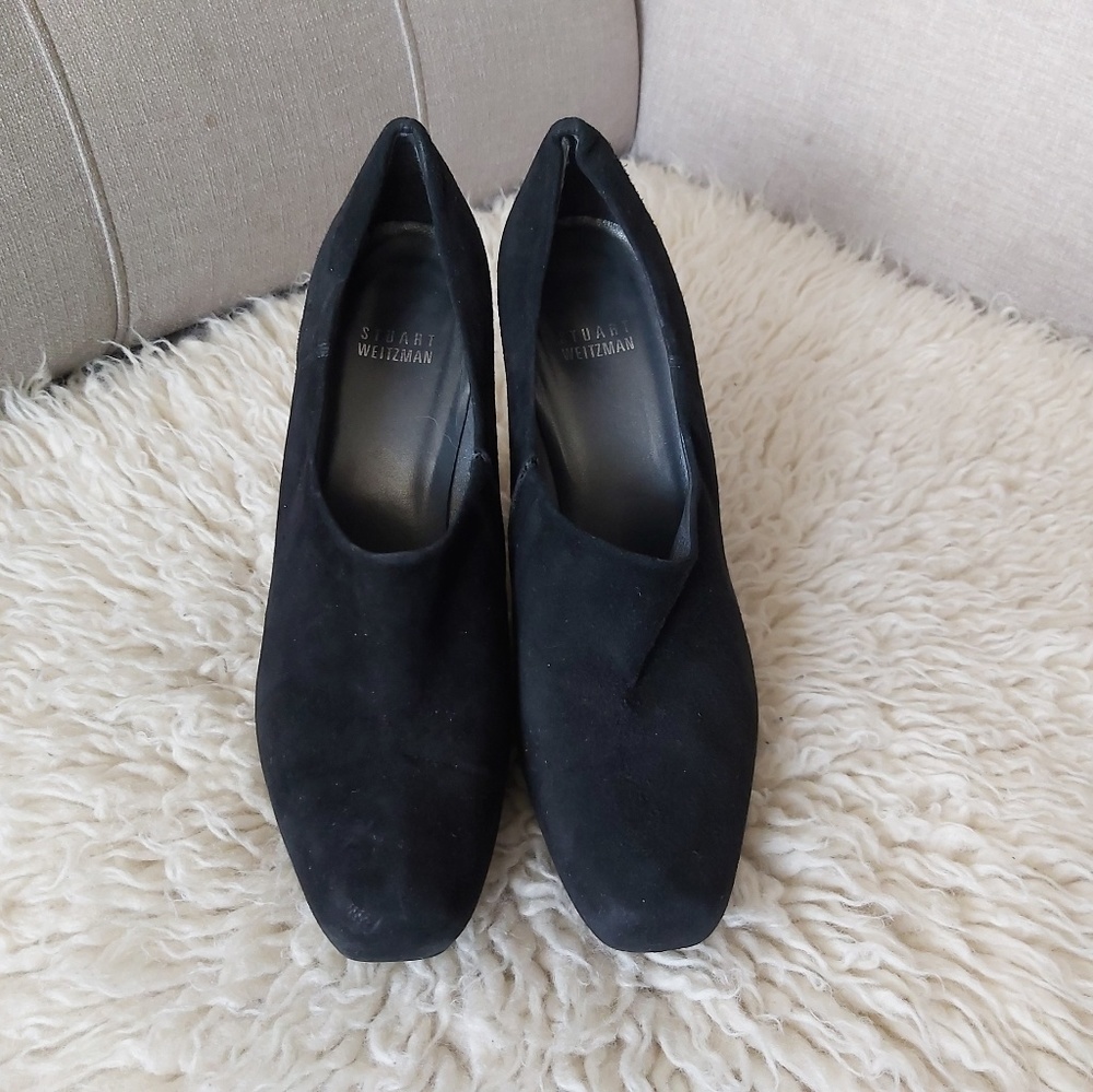 Stuart Weitzman suede wedges